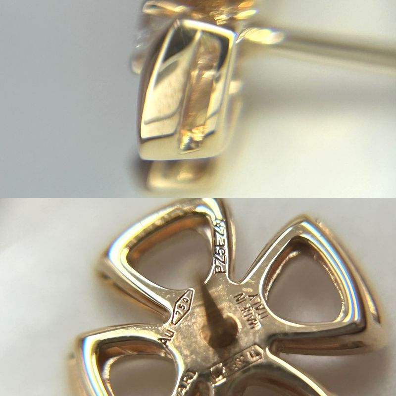 Bulgari Earrings Ladies Fiorever Accessories Jewelry 18k PG Au750 Bvlgari 18K