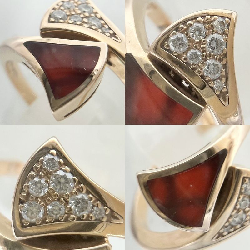 Bulgari Ring Ladies Teeva Dream Ring Jewelry Accessories 18k PG Bvlgari 18K