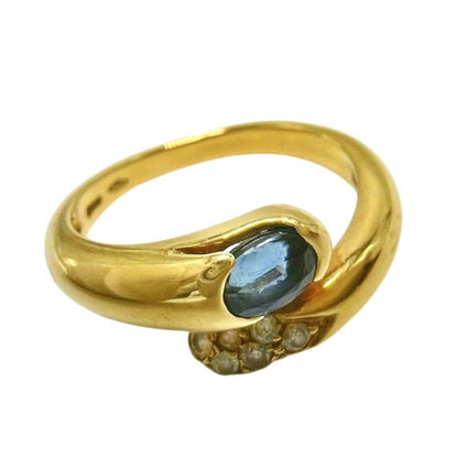 Bulgari Ring Ladies Astraea Jewelry Accessories Ring Au750 18k YG Bvlgari 18K