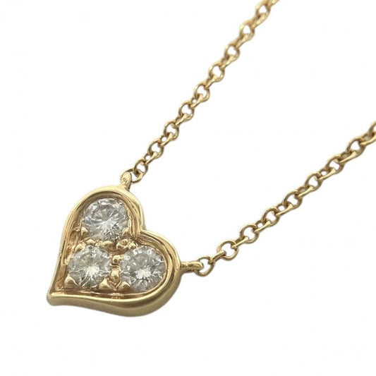 Tiffany & Co Necklace Women's Heart Jewelry Accessories Au750 18k Gold Tiffany