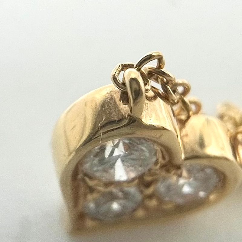 Tiffany & Co Necklace Women's Heart Jewelry Accessories Au750 18k Gold Tiffany