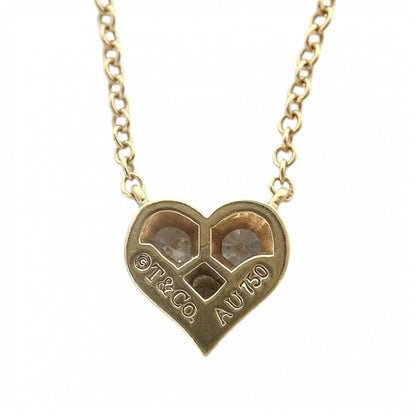Tiffany & Co Necklace Women's Heart Jewelry Accessories Au750 18k Gold Tiffany