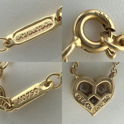 Tiffany & Co Necklace Women's Heart Jewelry Accessories Au750 18k Gold Tiffany