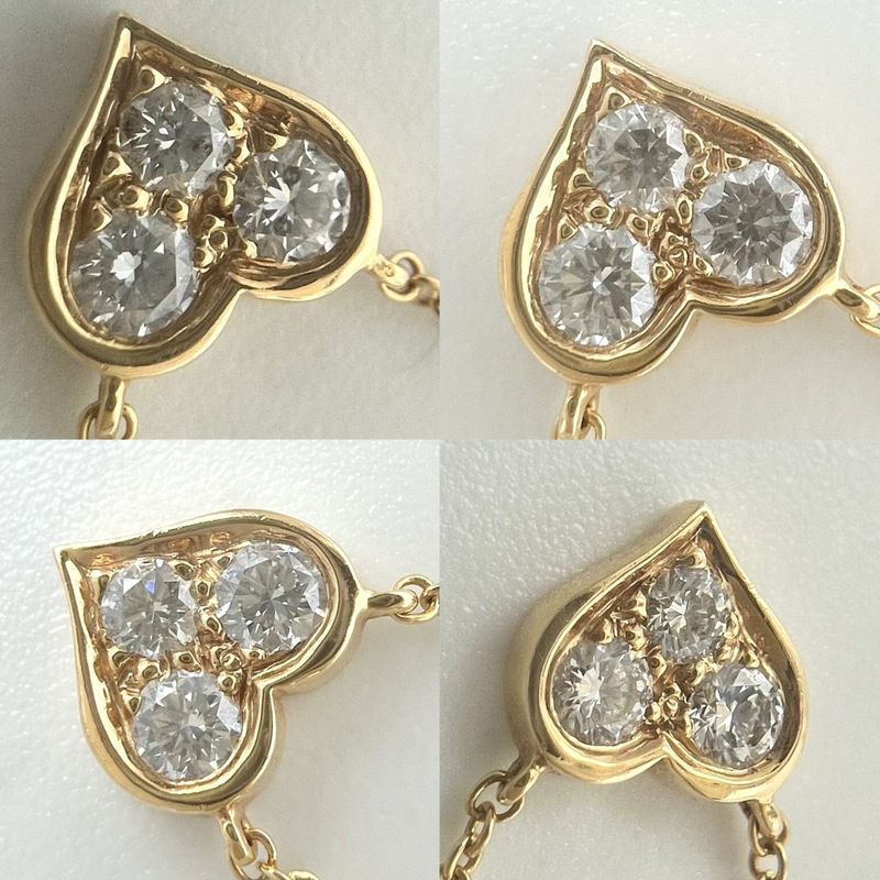 Tiffany & Co Necklace Women's Heart Jewelry Accessories Au750 18k Gold Tiffany