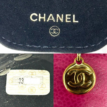 Chanel Pouch Jewelry Case Accessory Round Small Coco