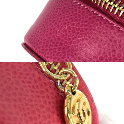 Chanel Pouch Jewelry Case Accessory Round Small Coco