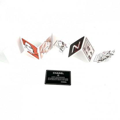 Chanel Handbag Women's Chocobar Shoulder Tote Bag Chanel Leather Black Silver