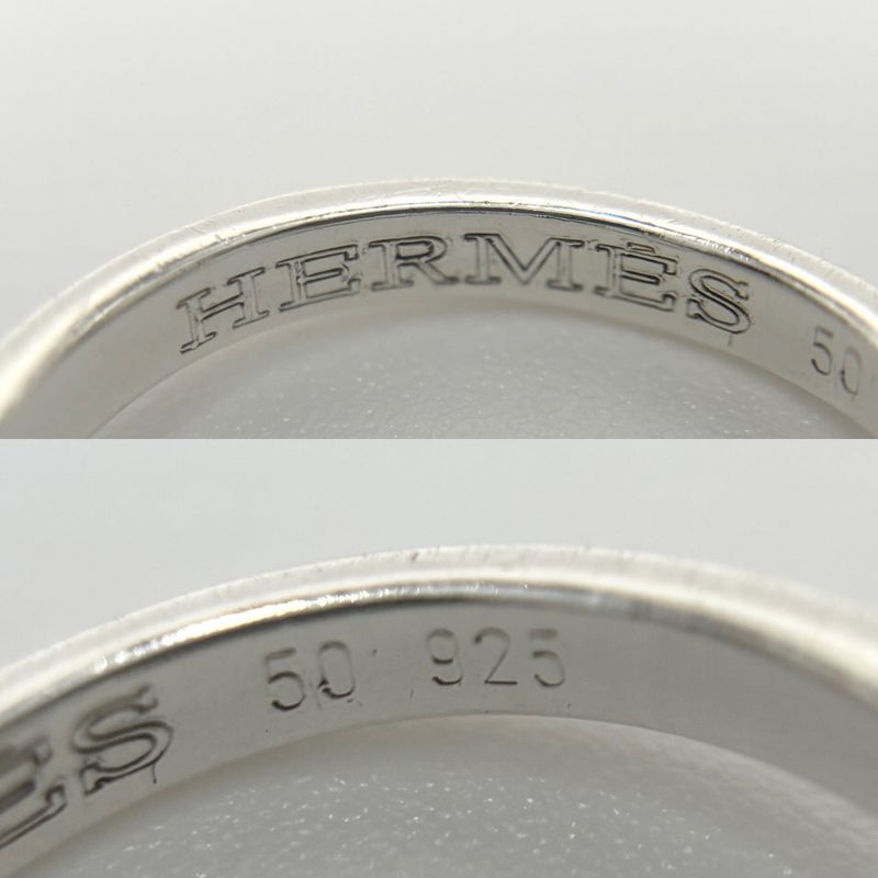 Hermes Rings Womens Chaine Dancre Ring Accessory Jewelry Small Size 50