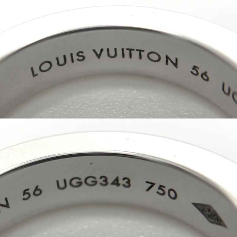 Louis Vuitton Rings Men's Petite Berg Empreinte Accessories Ring Size 56 18k