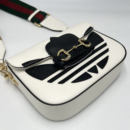 Gucci 2WAY Women's Adidas Collaboration Horsebit 1995 Handbag Shoulder Bag