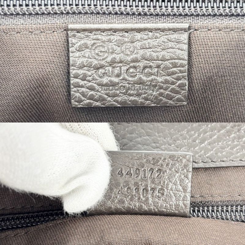 Gucci Shoulder Bag Women Messenger Bag Gucci 449172 GG Canvas Leather Beige