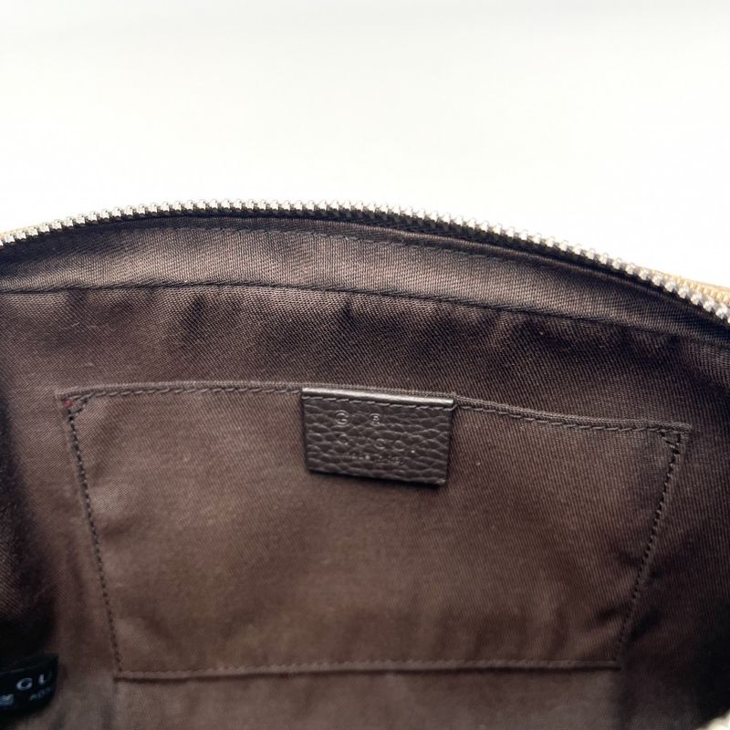 Gucci Waist Bag Men's Waist Pouch Body Bag Gucci 449174 GG Canvas Leather Brown