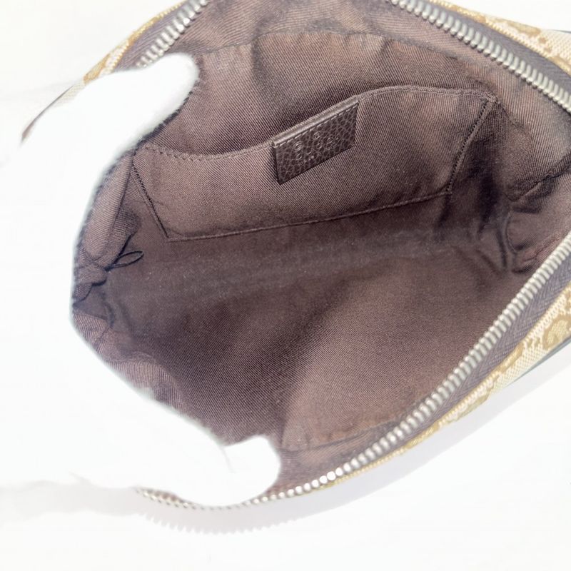 Gucci Waist Bag Men's Waist Pouch Body Bag Gucci 449174 GG Canvas Leather Brown