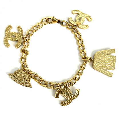 Chanel Bracelet Ladies Chain Icon Accessories Logo Vintage Coco Mark Chanel GP