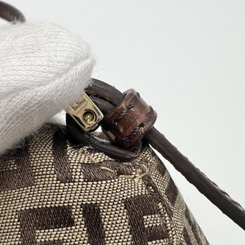 Fendi Handbag Women's Zucchino Mini Mamma Bucket Shoulder Mamma Bucket Small