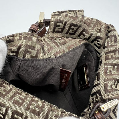 Fendi Handbag Women's Zucchino Mini Mamma Bucket Shoulder Mamma Bucket Small