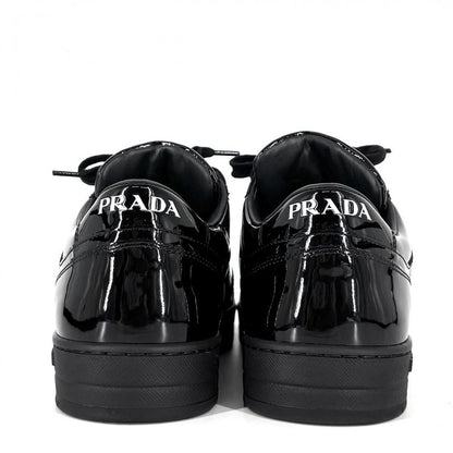 Prada Sneakers Men's Downtown Triangle Logo Low Cut Shoes Approx 24cm (9.45in)