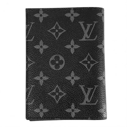 Louis Vuitton Passport Case Men's Monogram Eclipse Couverture Passport NM