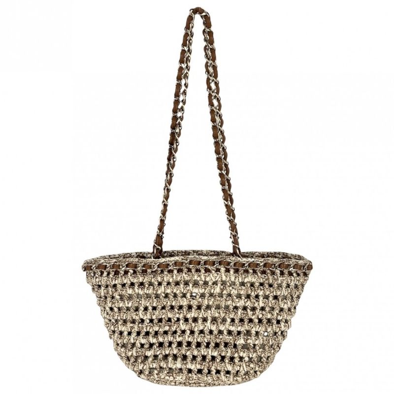 Chanel Shoulder Bag Cage Shopping Chain Tote Coco
