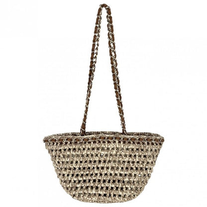 Chanel Shoulder Bag Cage Shopping Chain Tote Coco