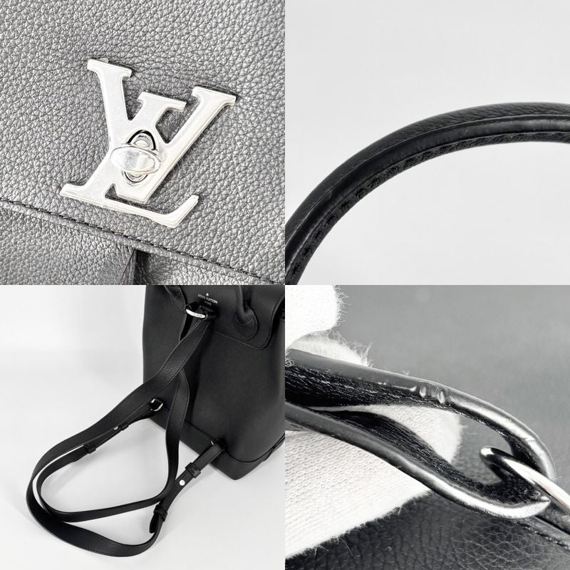 Louis Vuitton Backpack Women's Lock Me Backpack Louis Vuitton M41815 Leather