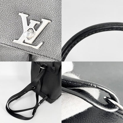 Louis Vuitton Backpack Women's Lock Me Backpack Louis Vuitton M41815 Leather