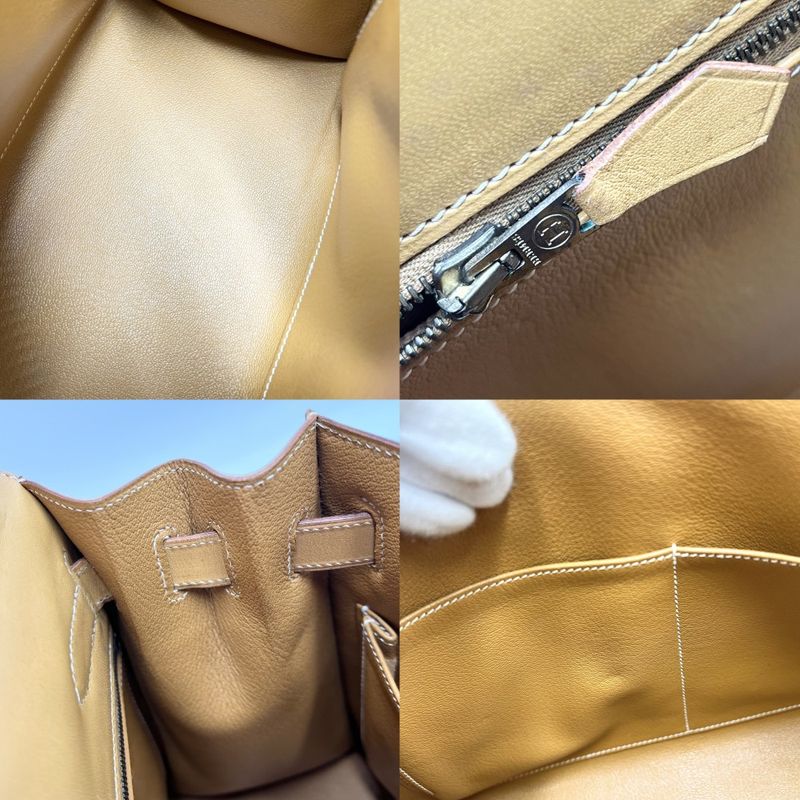 Hermes 2WAY Ladies Outer Stitch Kelly 32 Handbag Shoulder Bag Denim Hermes 00Z