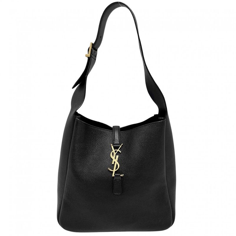 Yves Saint Laurent Shoulder Bag Women's YSL Logo LE5 A 7 Soft Small One