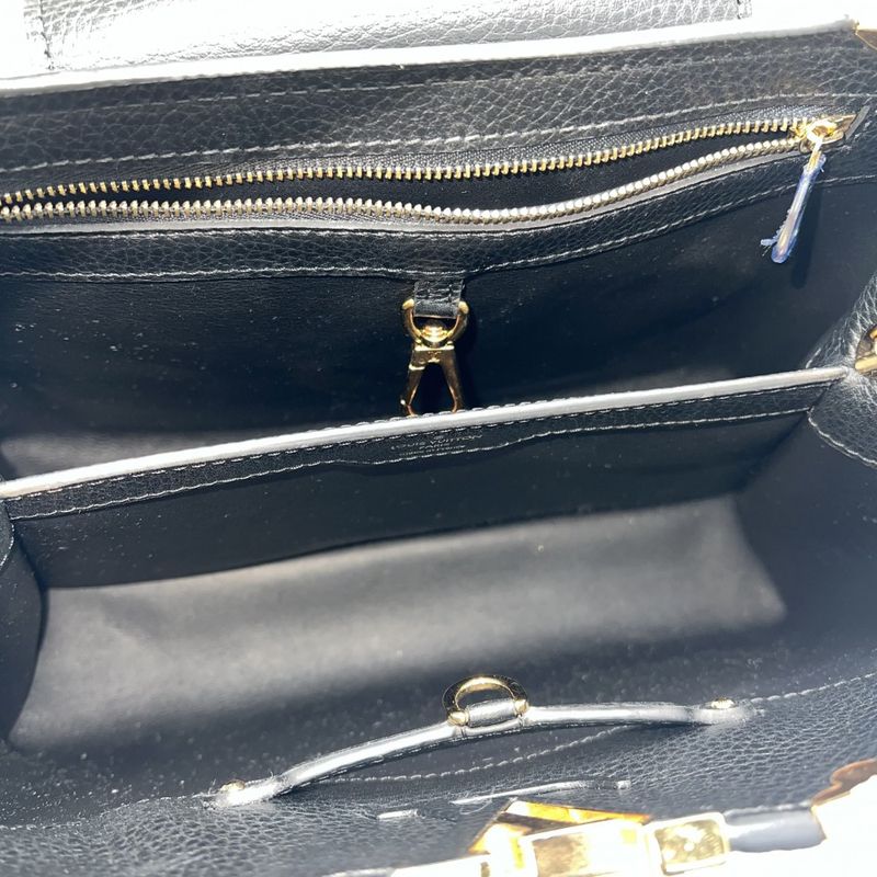 Louis Vuitton 2WAY Ladies Parnacea Line Capucines PM Crossbody Monogram Flower