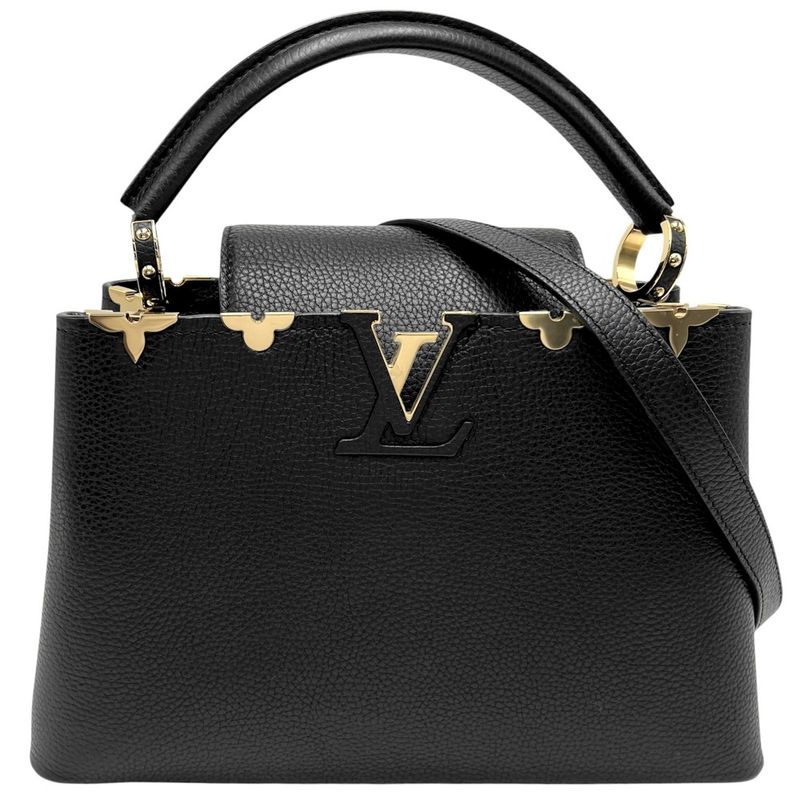 Louis Vuitton 2WAY Ladies Parnacea Line Capucines PM Crossbody Monogram Flower