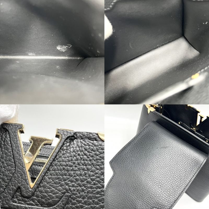 Louis Vuitton 2WAY Ladies Parnacea Line Capucines PM Crossbody Monogram Flower