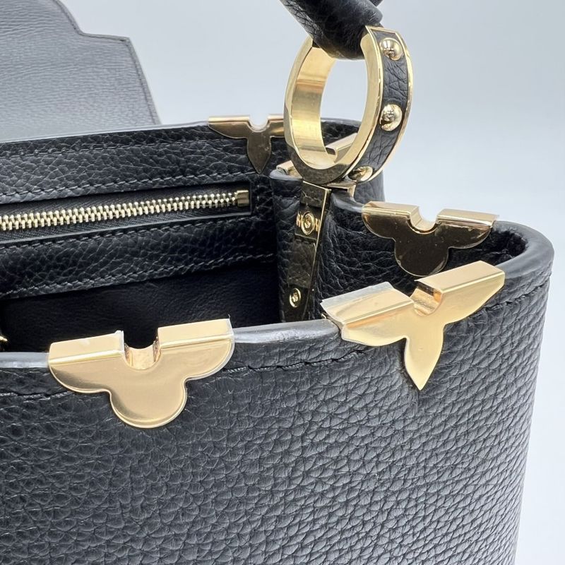 Louis Vuitton 2WAY Ladies Parnacea Line Capucines PM Crossbody Monogram Flower