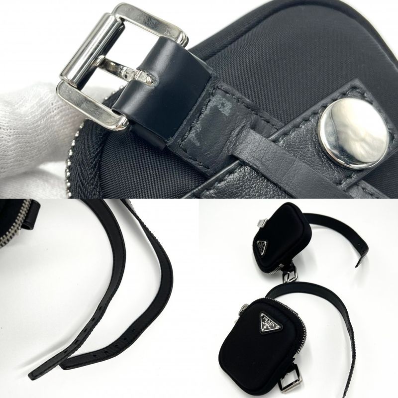 Prada Boots Women's Triangle Logo Monolith With Pouch Short Boots Shoes Size 38