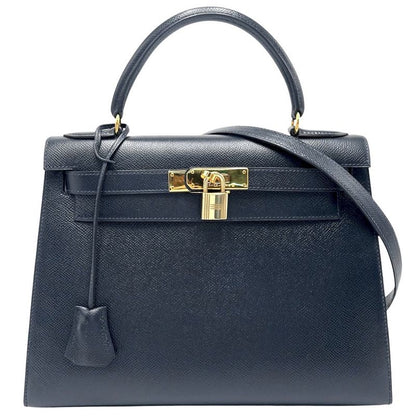 Hermes 2WAY Ladies Kelly 28 Outside Stitching Handbag Shoulder Crossbody