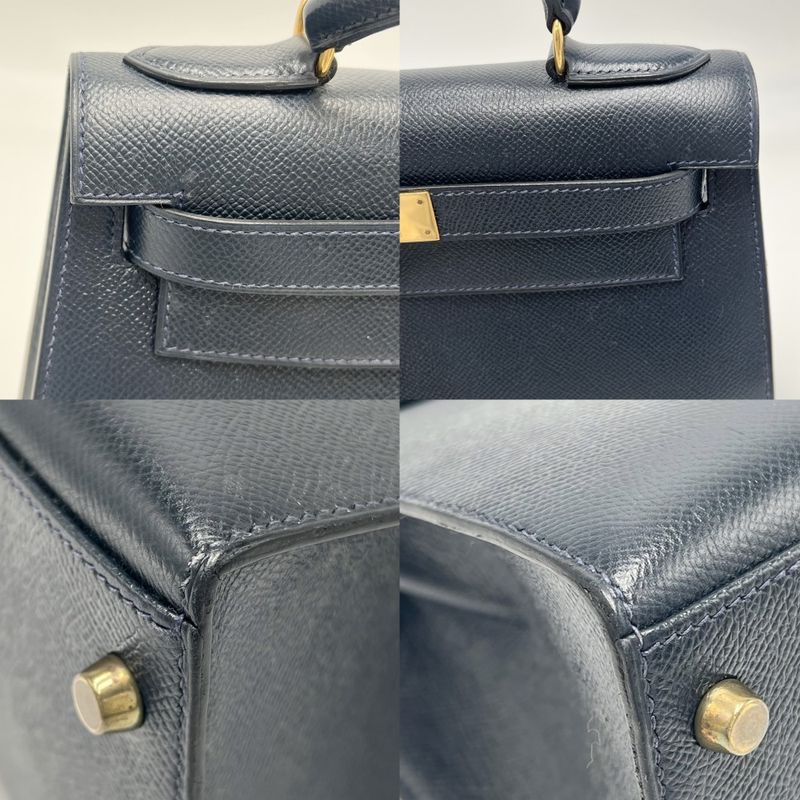 Hermes 2WAY Ladies Kelly 28 Outside Stitching Handbag Shoulder Crossbody