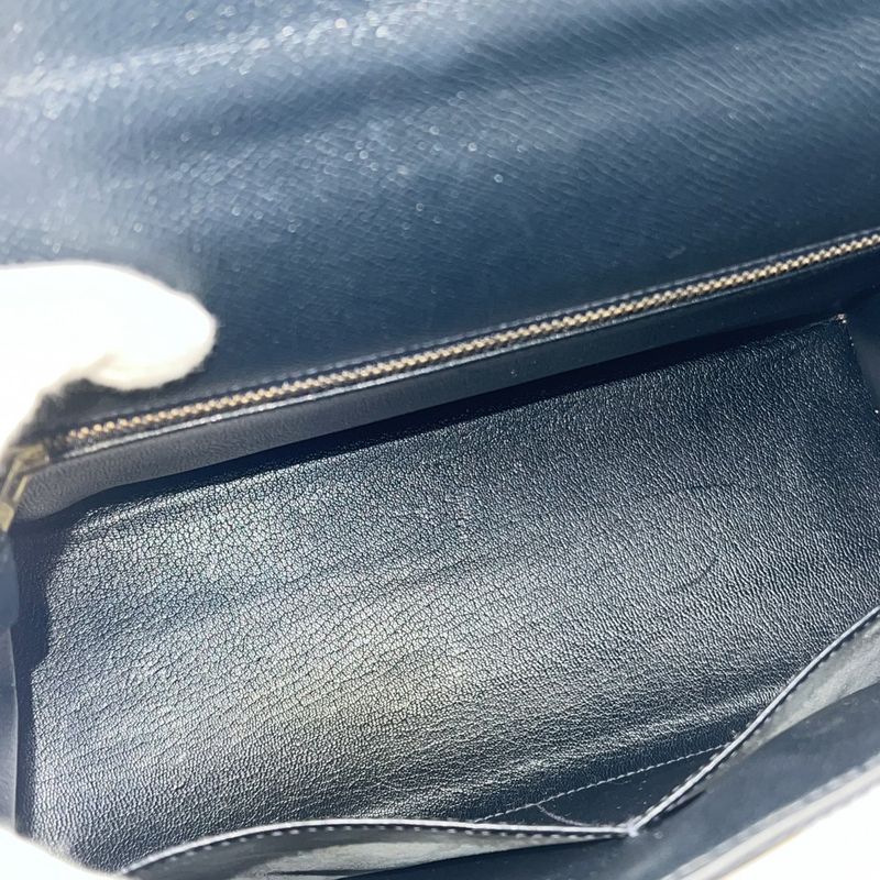 Hermes 2WAY Ladies Kelly 28 Outside Stitching Handbag Shoulder Crossbody