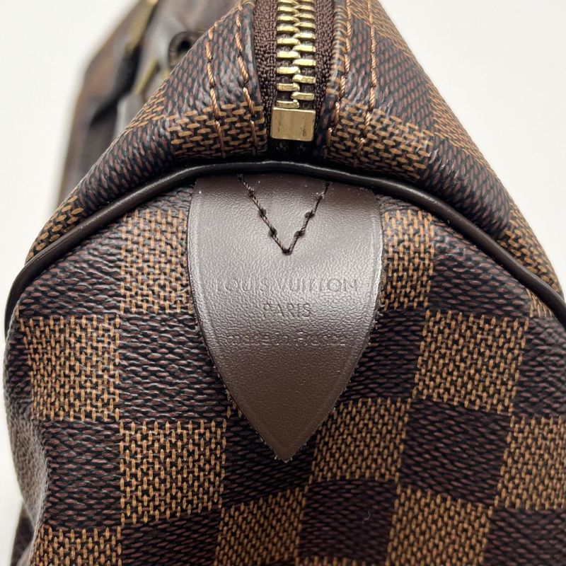 Louis Vuitton Handbag Women's Damier Speedy 30 Speedy30 Mini Boston Bag Brown