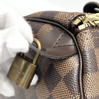 Louis Vuitton Handbag Women's Damier Speedy 30 Speedy30 Mini Boston Bag Brown