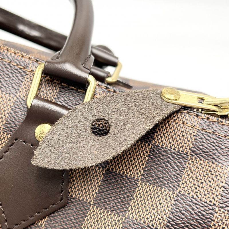 Louis Vuitton Handbag Women's Damier Speedy 30 Speedy30 Mini Boston Bag Brown
