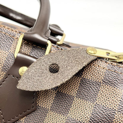 Louis Vuitton Handbag Women's Damier Speedy 30 Speedy30 Mini Boston Bag Brown