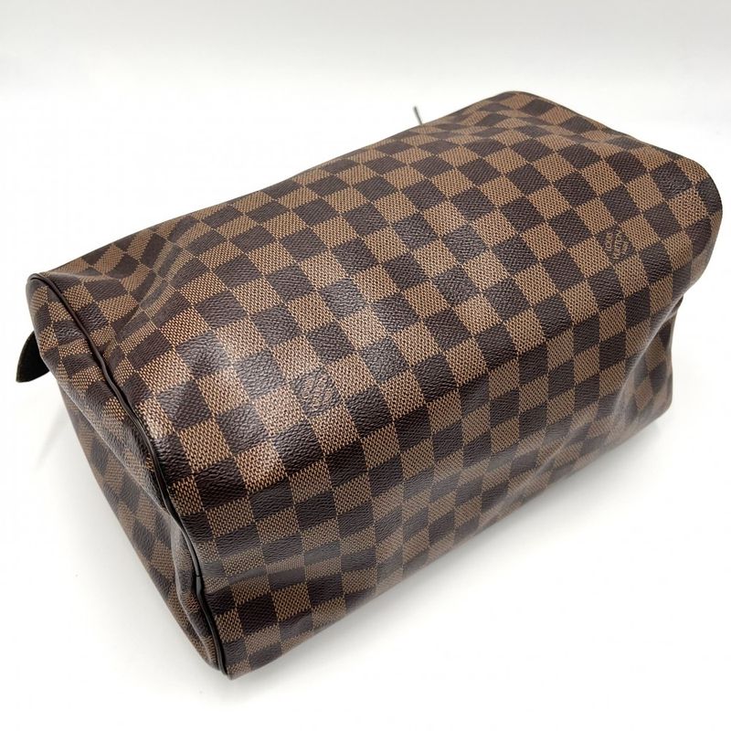 Louis Vuitton Handbag Women's Damier Speedy 30 Speedy30 Mini Boston Bag Brown