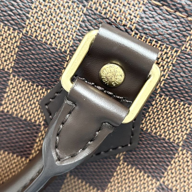 Louis Vuitton Handbag Women's Damier Speedy 30 Speedy30 Mini Boston Bag Brown