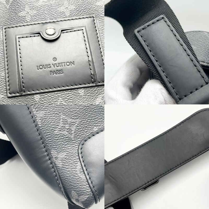 Louis Vuitton Shoulder Bag Men's Monogram Eclipse Messenger Voyage PM Messenger