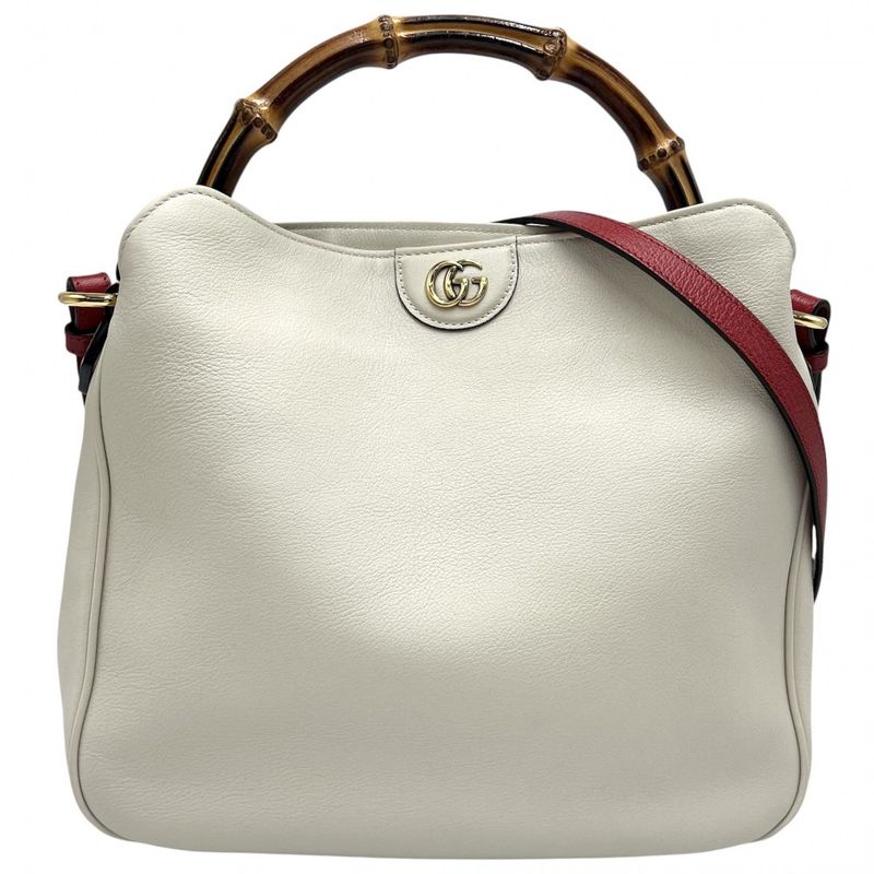 Gucci 2WAY Ladies Diana Medium Shoulder Crossbody Bamboo Handbag Bamboo Handbag