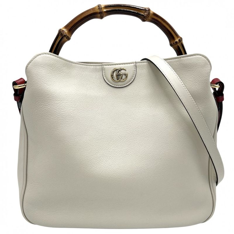 Gucci 2WAY Ladies Diana Medium Shoulder Crossbody Bamboo Handbag Bamboo Handbag