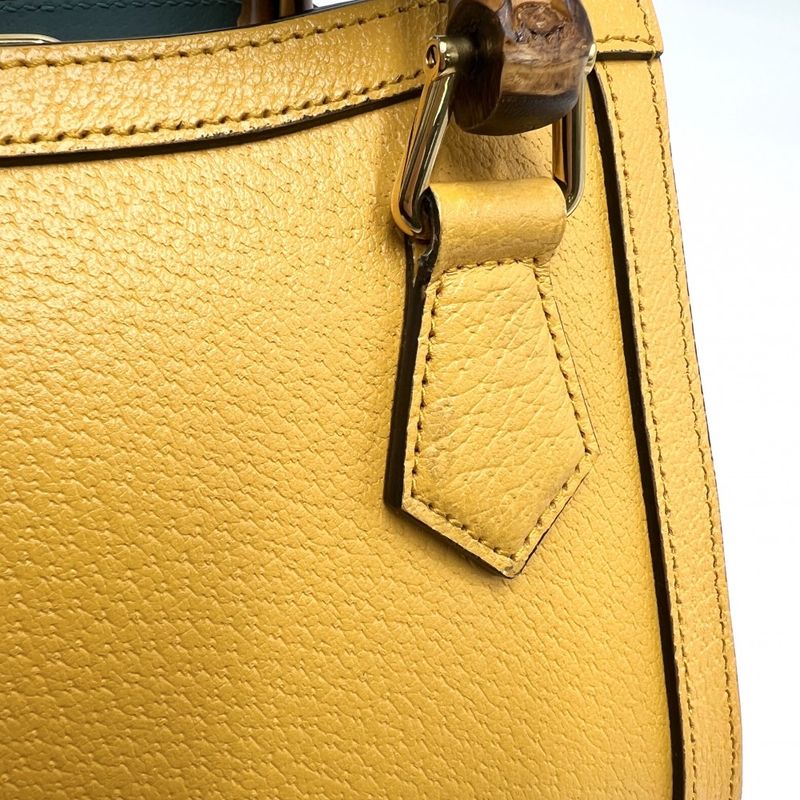 Gucci 3WAY Ladies Bamboo Diana Mini Tote Handbag Shoulder Crossbody GG Mini Bag