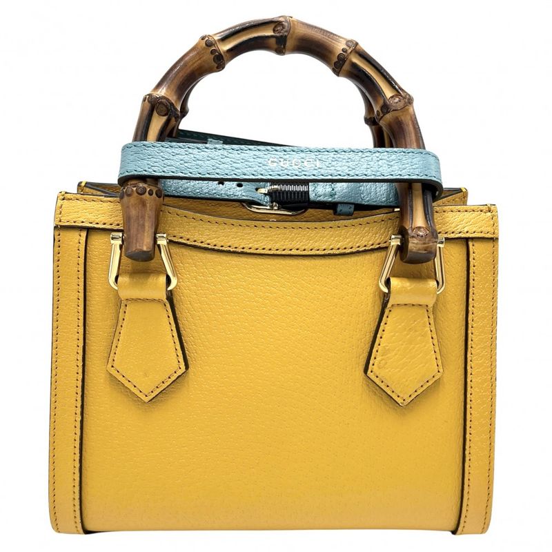 Gucci 3WAY Ladies Bamboo Diana Mini Tote Handbag Shoulder Crossbody GG Mini Bag