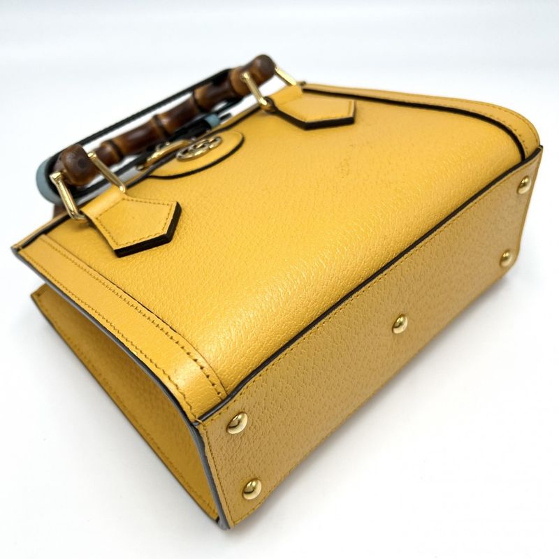 Gucci 3WAY Ladies Bamboo Diana Mini Tote Handbag Shoulder Crossbody GG Mini Bag