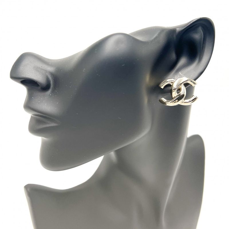 Chanel Earrings Ladies Coco Mark Accessories Chanel GP B25S Gold Approx 8.4g