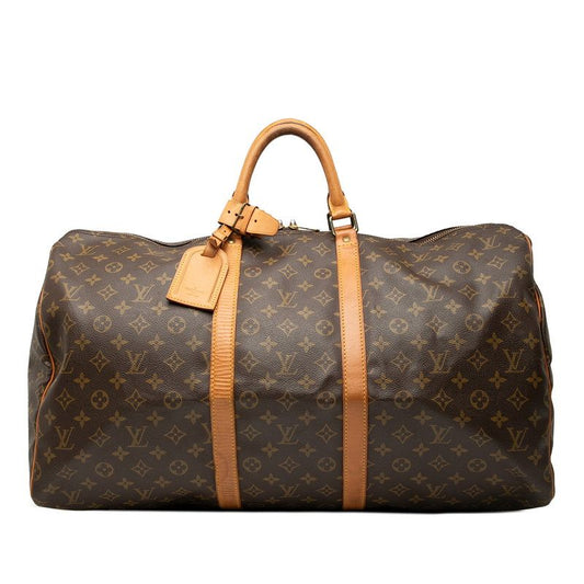 Louis Vuitton Monogram Keepall 55 Boston Bag Travel Bag Travel Bag M41424 Brown